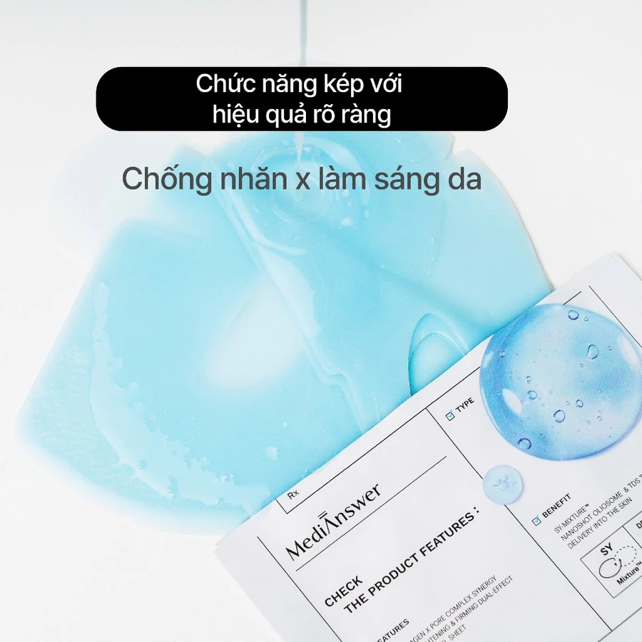 Mặt nạ thạch Nano MEDIANSWER Pore Nanoshot Mask 37g/miếng