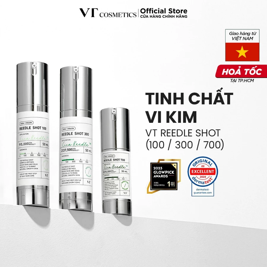 [VT Cosmetics] Tinh chất vi kim VT REEDLE SHOT 100/300/700