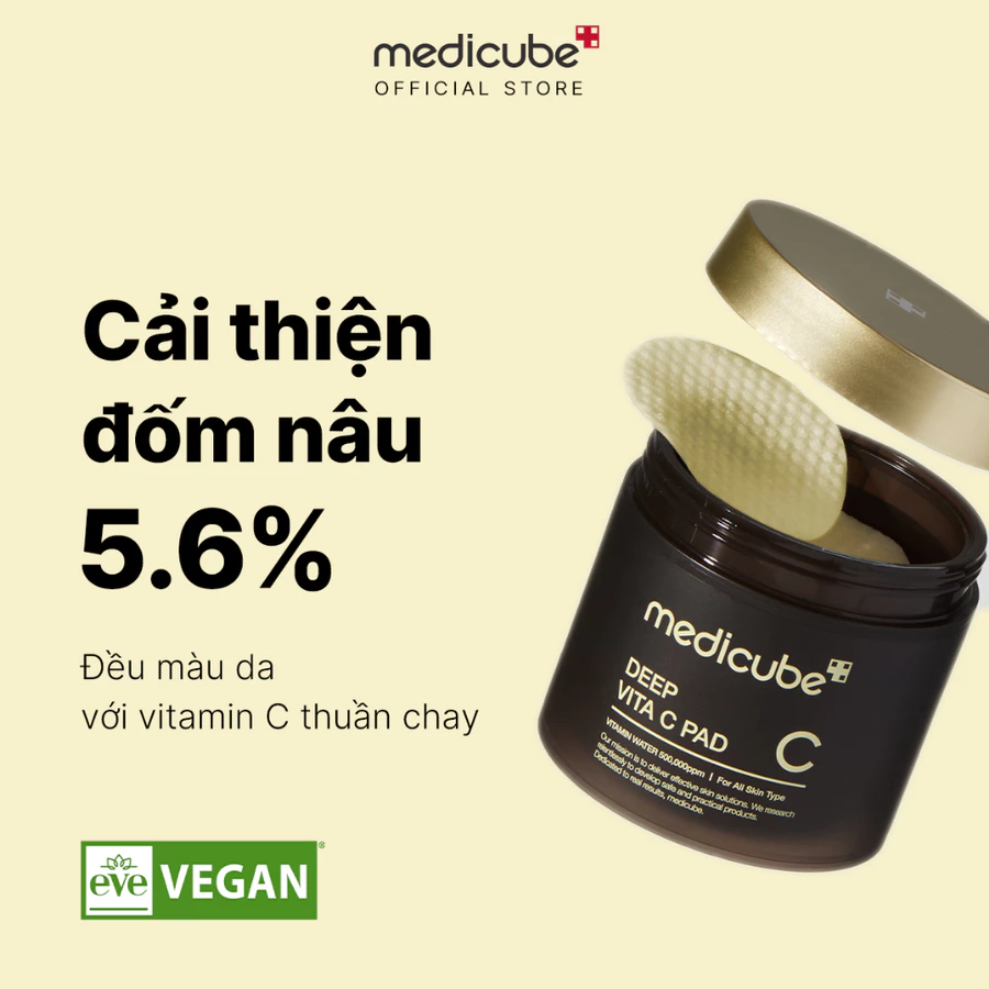 Toner Trắng Da Medicube Deep Vita C Pad 150g/ 70 miếng