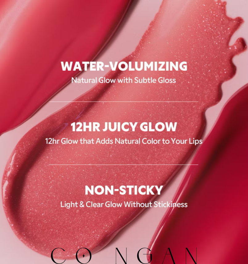 ￼[TIRTIR] Son nước bóng tint bền màu Glow Tint Waterism 1.8g / 30 màu (Mini ver.) / Waterism Tinted Lip Gloss 30 Colors 