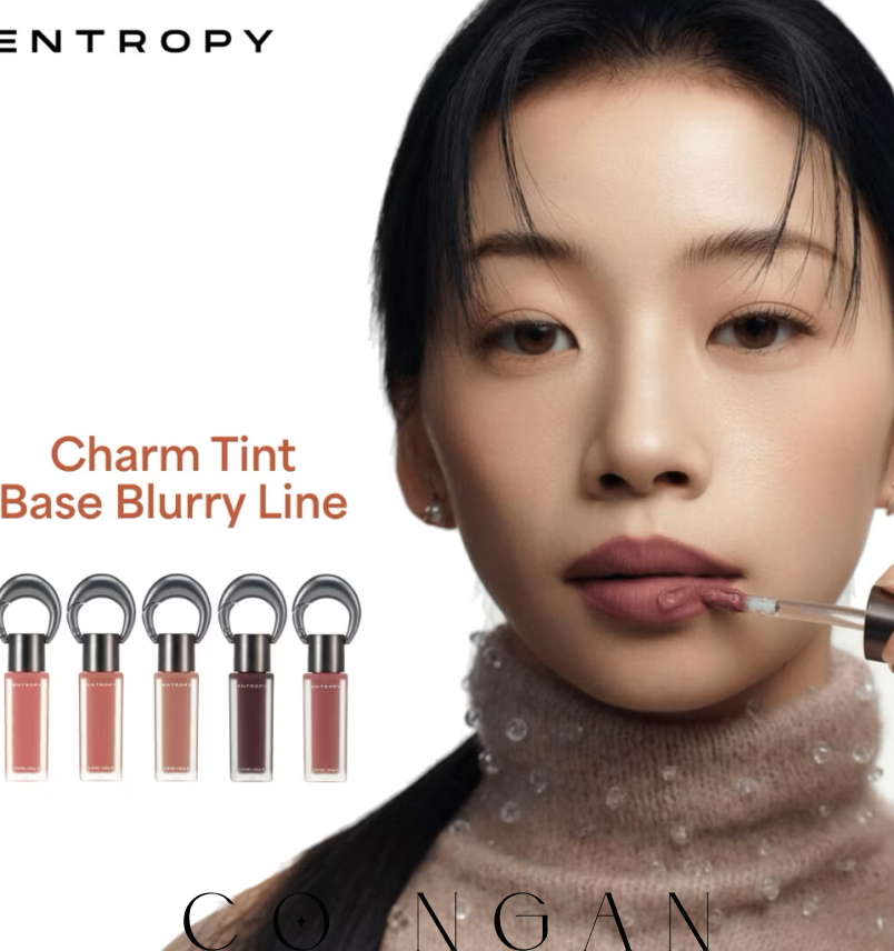 ￼Entropy Son Charm Tint Base Blurry Mịn Lì Nhẹ Tênh – Làm Mờ Viền & Che Rãnh Môi Tự Nhiên 3.0g (5 Colors) 
