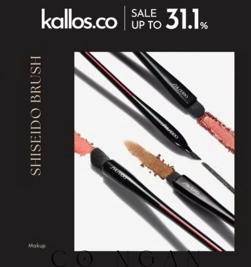 Cọ Trang Điểm Shiseido Maru, DAIYA, TSUTSU, HASU, NANAME, KATANA, FUDE, Hanatsubaki, YANE Hake Brush - Kallos Vietnam