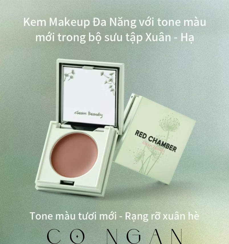 ￼RED CHAMBER HARUKI Multi-Purpose Cream 3 trong 1: mắt môi má Có thể dùng cho toàn mặt Má hồng Son 