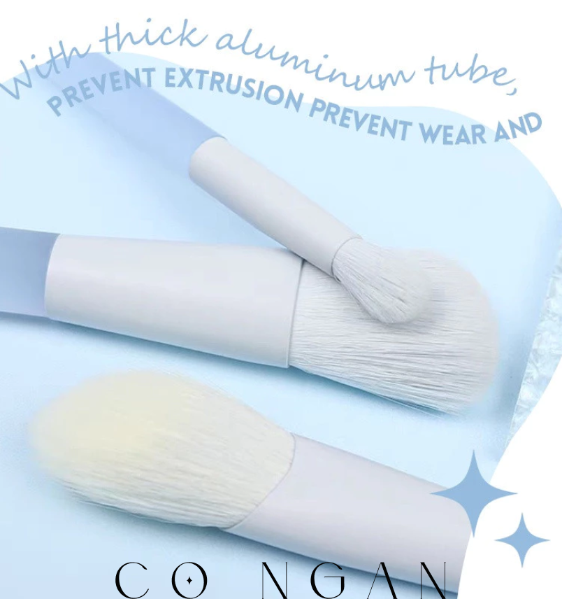 4 / 7 / 11 Chiếc Mini Cọ Trang Điểm Bộ Hoàn Chỉnh Di Động Mini Du Lịch Bàn Chải Blush Bàn Chải Rời Bột Phấn Mắt Bàn Chải Lông Mềm