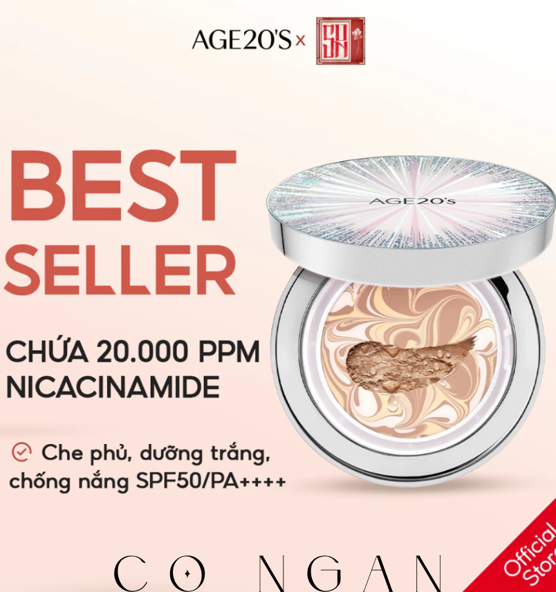 Phấn tươi AGE20's ESSENCE COVER PACT ORIGINAL EX INTENSE COVER SPF50+PA++++
